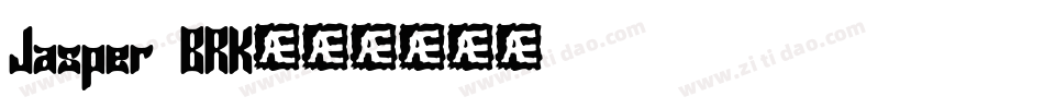 Jasper BRK字体转换
